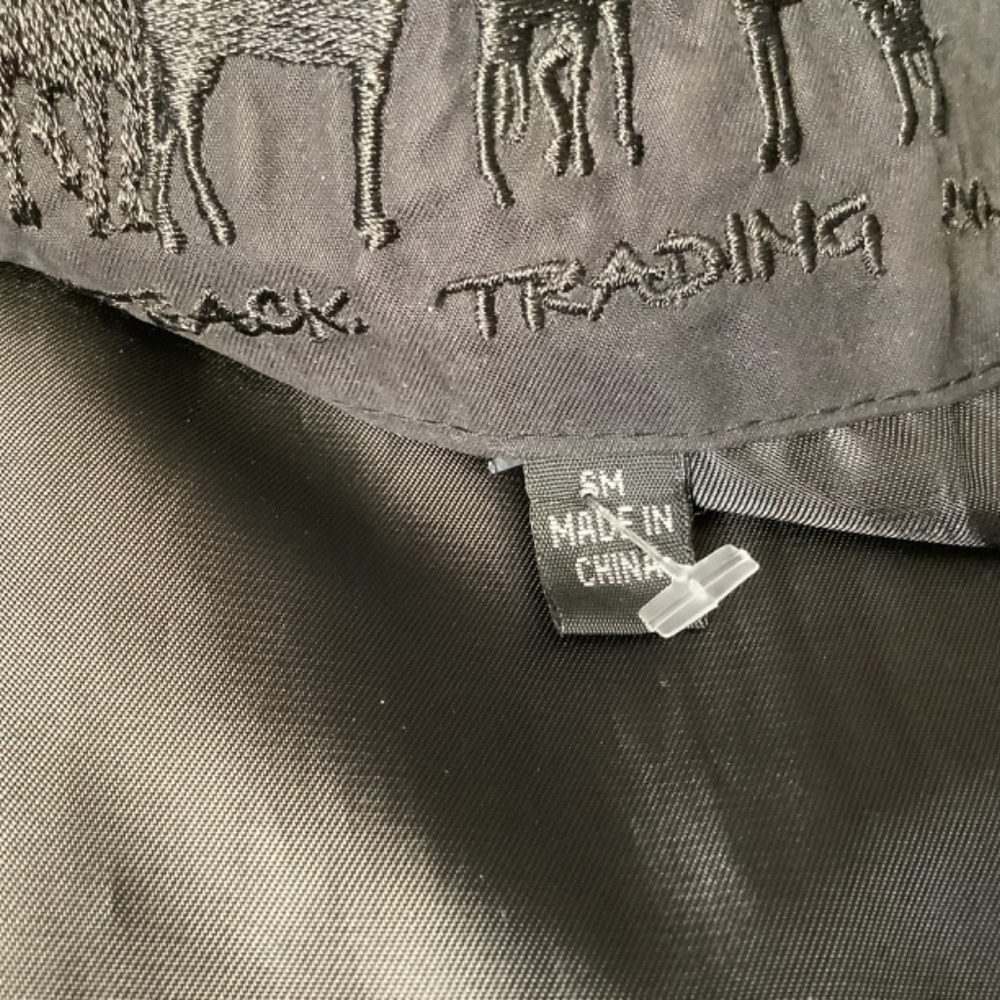 EUC Outback Trading Company black quilted vest s/m western - Picture 15 of 15